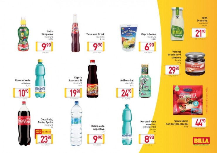 leták Billa Nápoje od 9.6.2014 strana 1 leták Billa Nápoje od 9.6.2014 strana 1