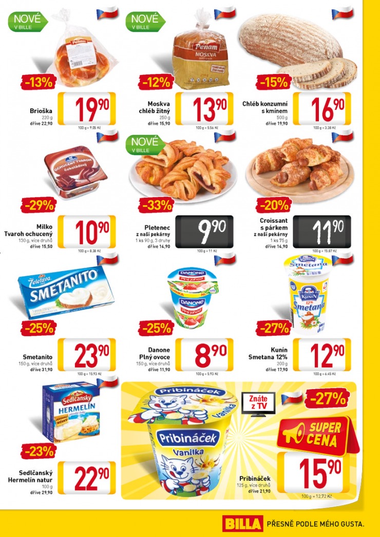 leták Billa velký od 11.6.2014 strana 1 leták Billa velký od 11.6.2014 strana 1