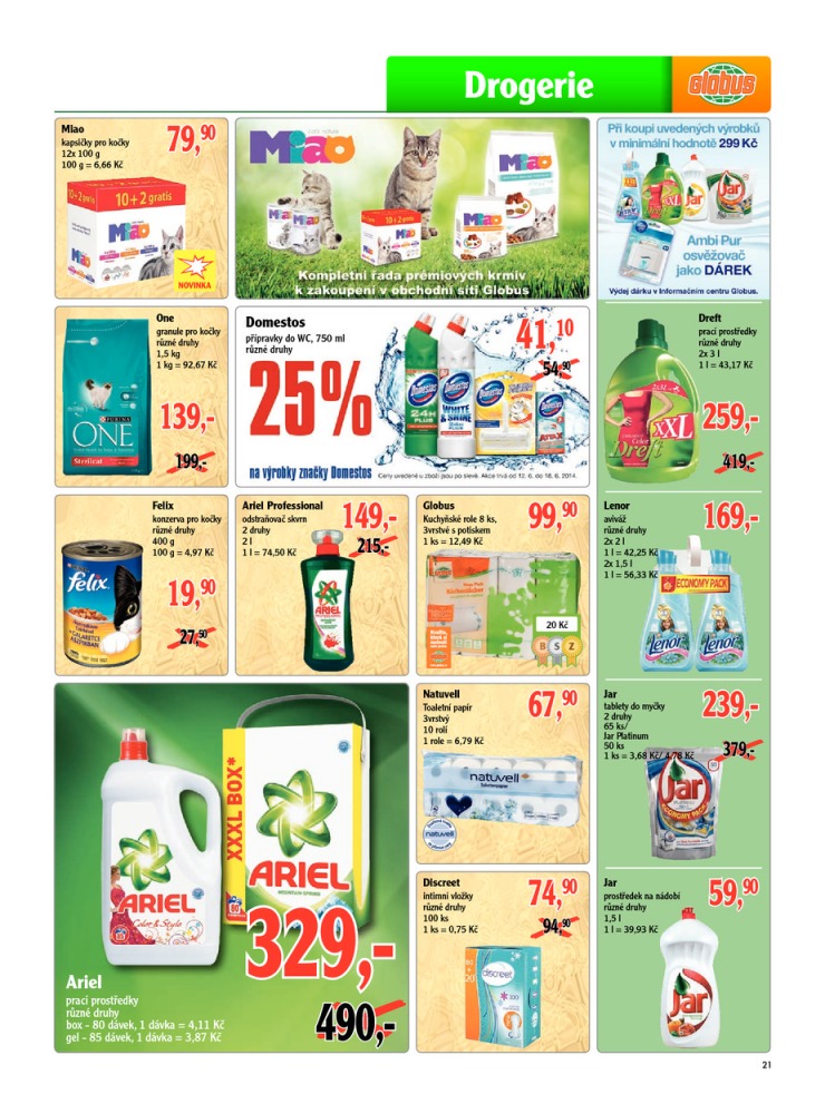 leták Globus Naše noviny od 12.6.2014  strana 1 leták Globus Naše noviny od 12.6.2014 strana 1