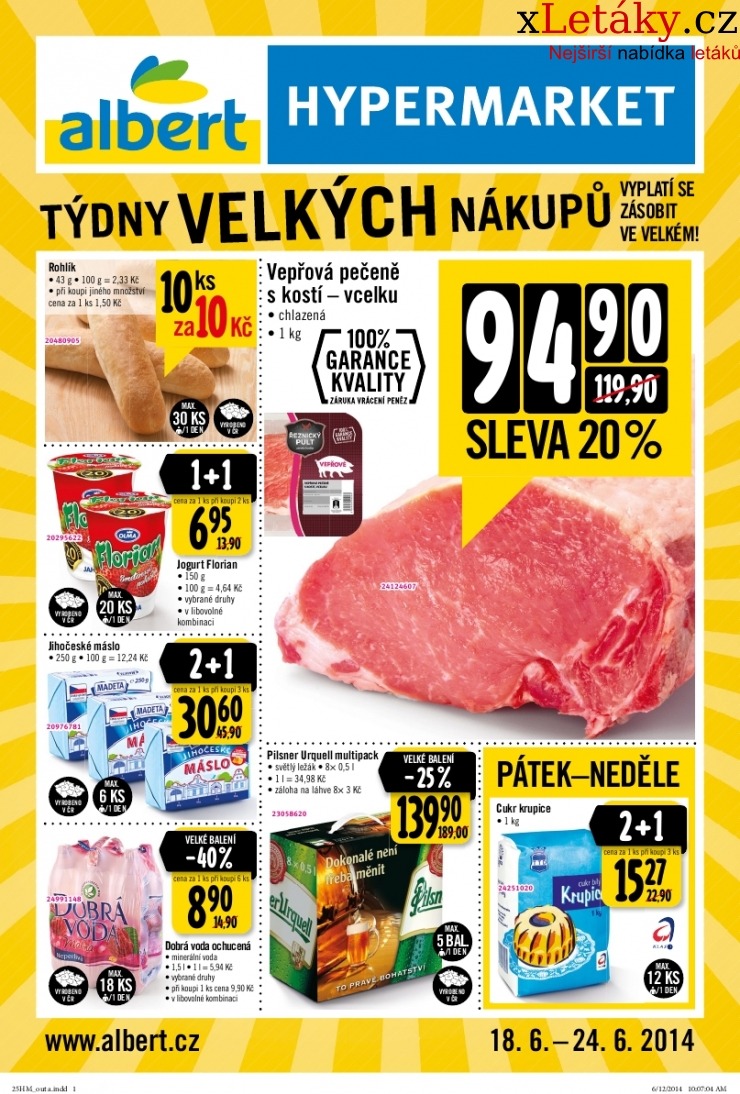 letk Albert Hypermarket akn letk strana 1