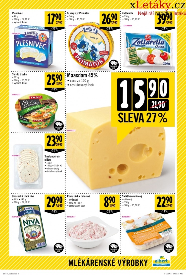 leták Albert Hypermarket akční leták strana 1 leták Albert Hypermarket akční leták strana 1