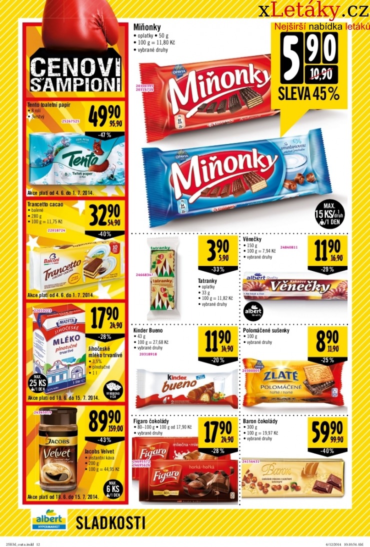 leták Albert Hypermarket akční leták strana 1 leták Albert Hypermarket akční leták strana 1