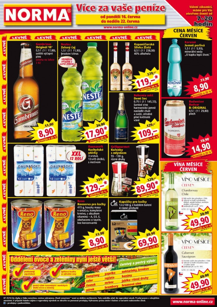 letk Norma Aktuln letk od 16.6.2014 strana 1