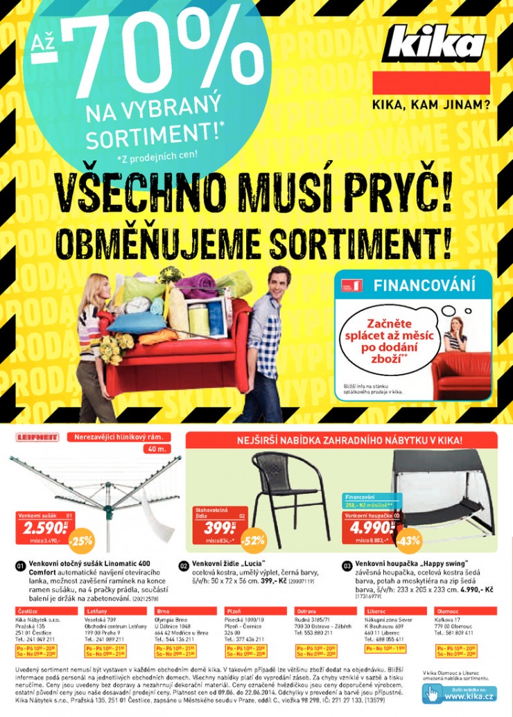 leták Kika Aktuální leták od 9.6.2014 strana 1 leták Kika Aktuální leták od 9.6.2014 strana 1