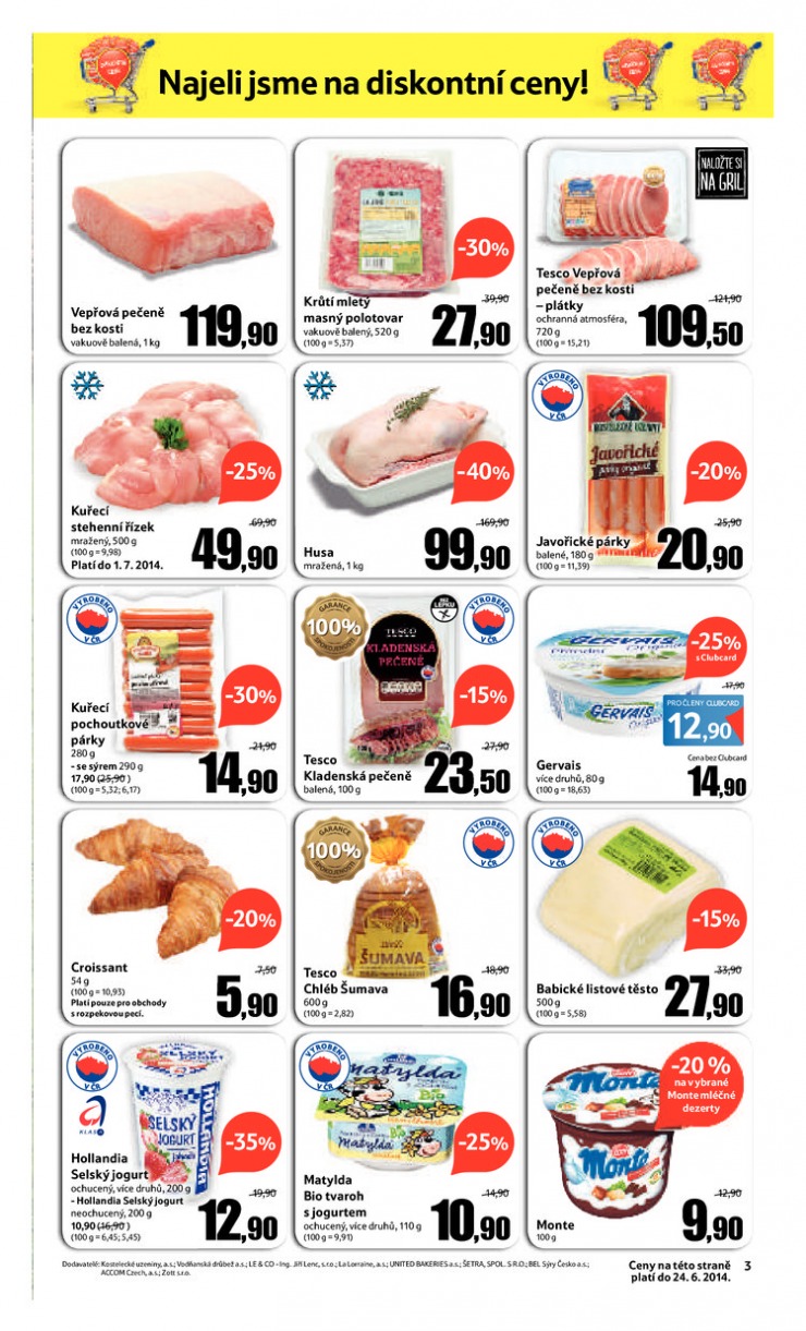 leták Tesco supermarkety od 18.6.2014 strana 1 leták Tesco supermarkety od 18.6.2014 strana 1