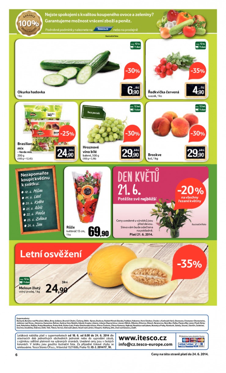 leták Tesco supermarkety od 18.6.2014 strana 1 leták Tesco supermarkety od 18.6.2014 strana 1