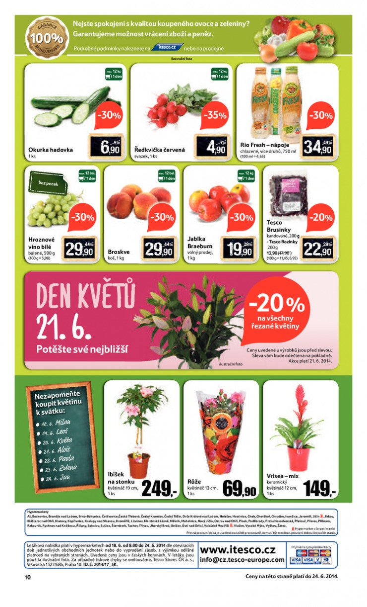 leták Tesco velké hypermarkety od 18.6.2014 strana 1 leták Tesco velké hypermarkety od 18.6.2014 strana 1