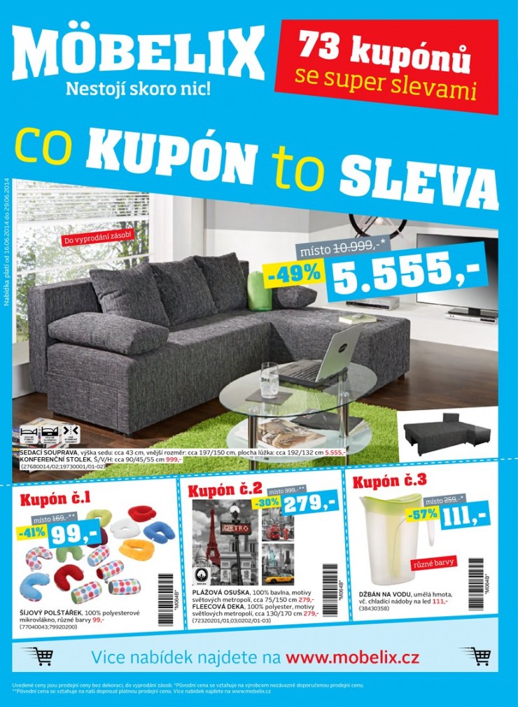 letk Mobelix Aktuln prospekt od 16.6.2014 strana 1