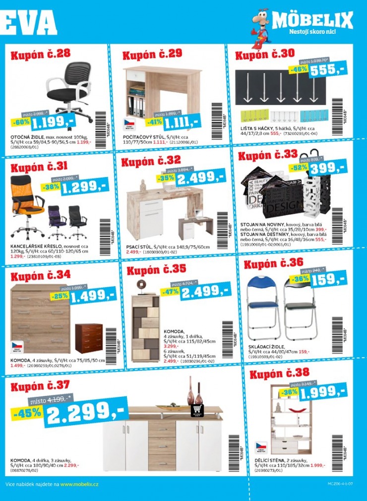 let�k Mobelix Aktu�ln� prospekt od 16.6.2014 strana 1