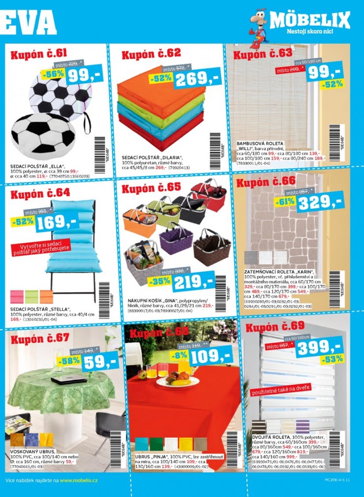 let�k Mobelix Aktu�ln� prospekt od 16.6.2014 strana 1