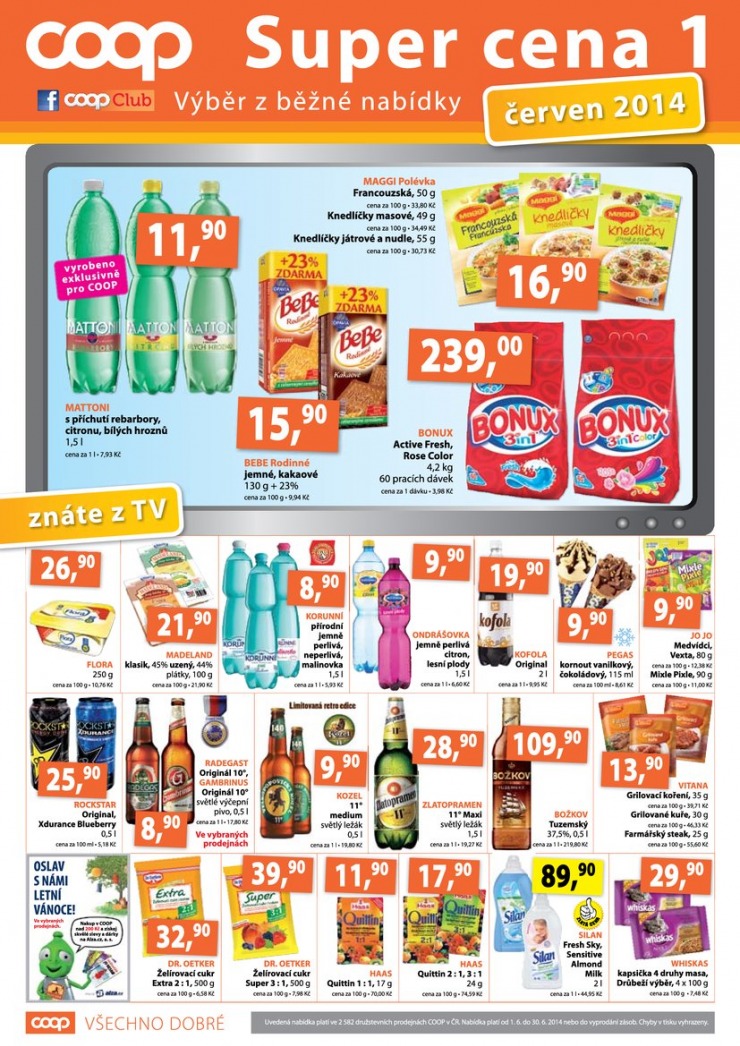leták COOP Terno od 18.6.2014 strana 1 leták COOP Terno od 18.6.2014 strana 1
