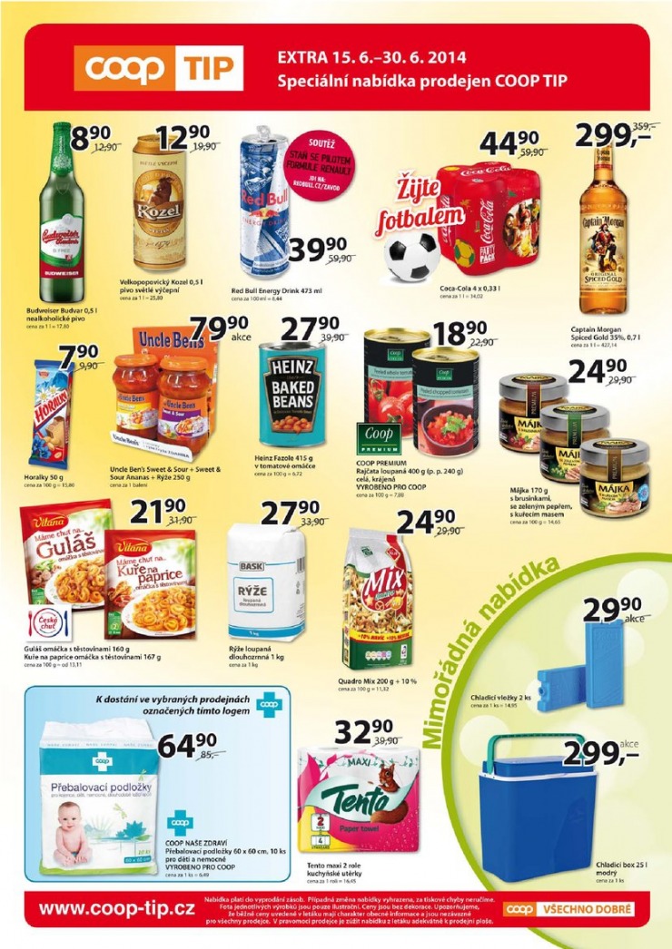 leták COOP Tip extra od 16.6.2014 strana 1 leták COOP Tip extra od 16.6.2014 strana 1