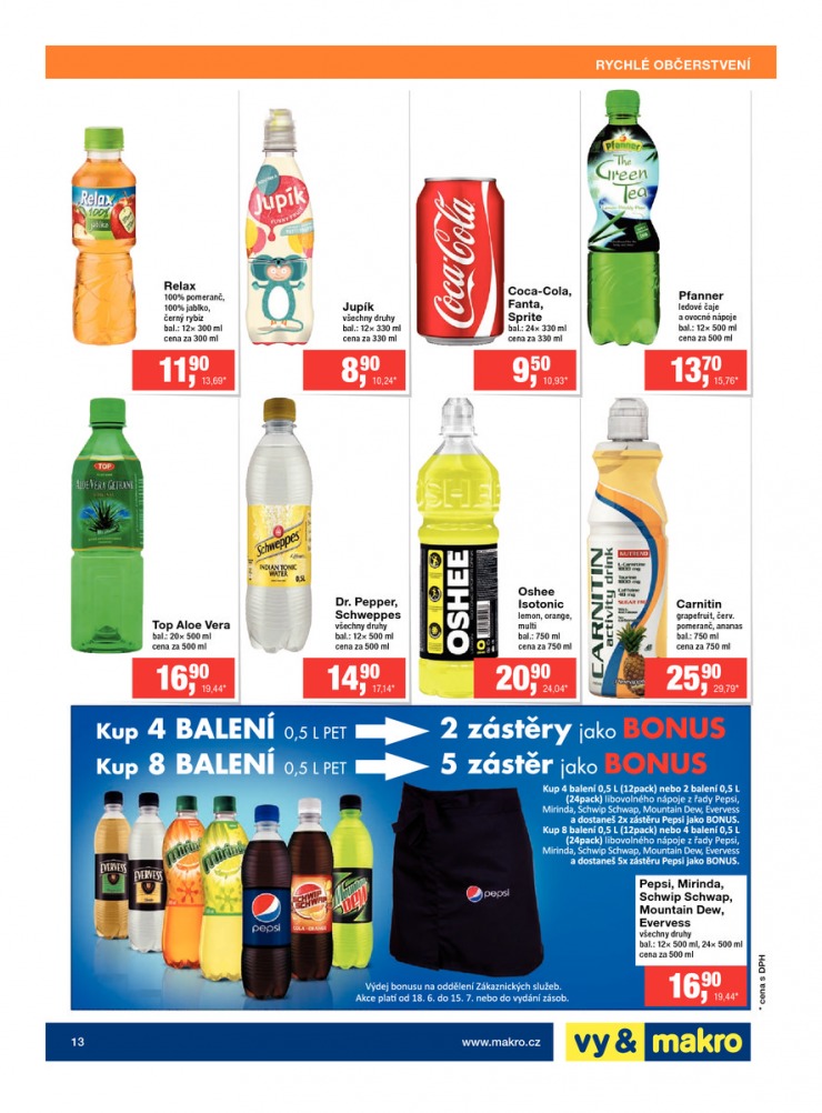 leták Makro Rychlé občerstvení od 18.6.2014 strana 1 leták Makro Rychlé občerstvení od 18.6.2014 strana 1