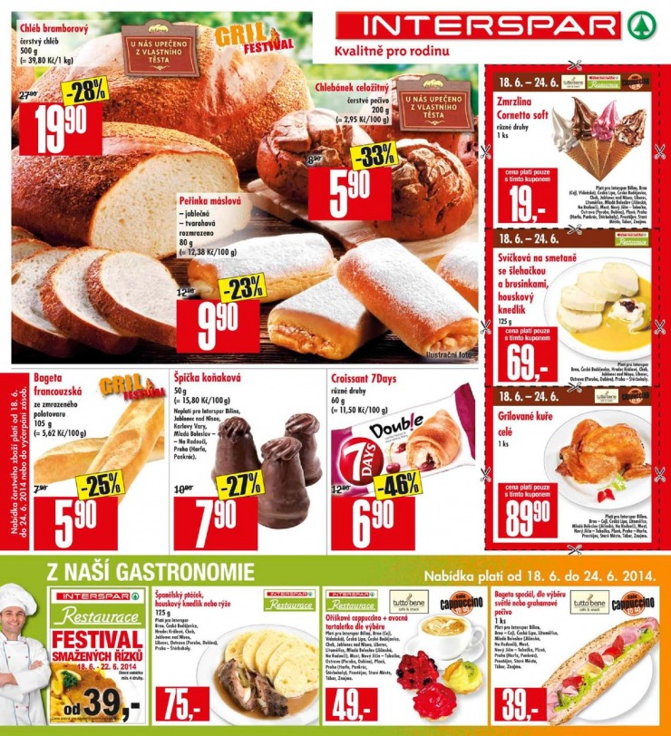 leták Interspar Akční nabídka od 18.6.2014  strana 1 leták Interspar Akční nabídka od 18.6.2014 strana 1