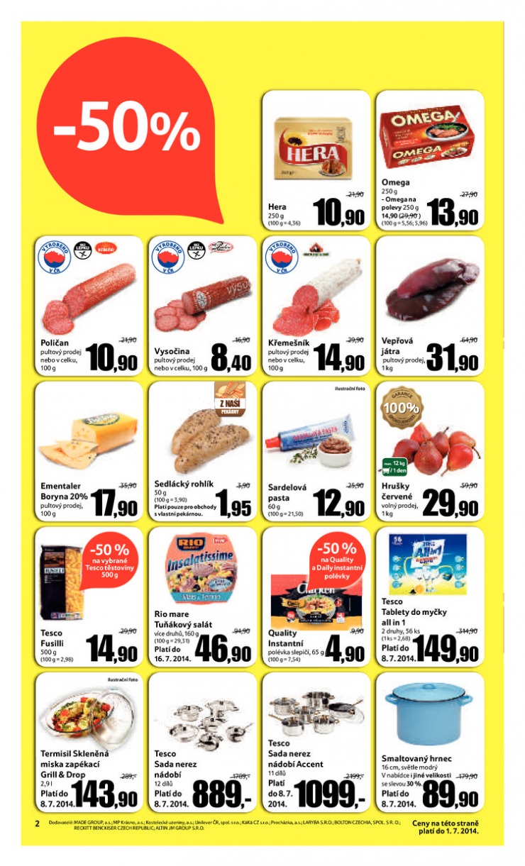 leták Tesco velké hypermarkety od 25.6.2014 strana 1 leták Tesco velké hypermarkety od 25.6.2014 strana 1