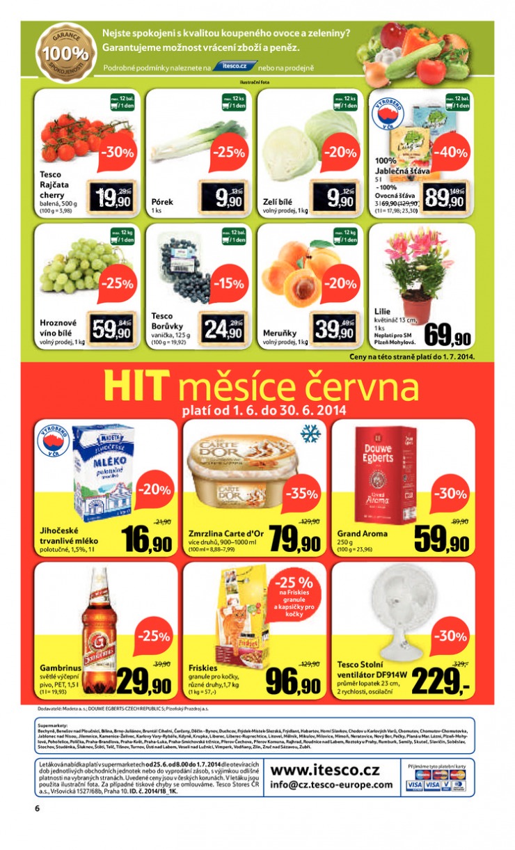 leták Tesco supermarkety od 25.6.2014 strana 1 leták Tesco supermarkety od 25.6.2014 strana 1