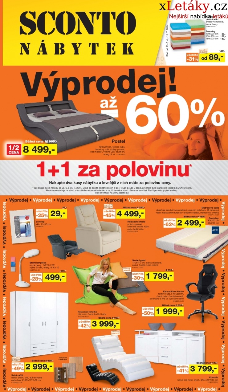 leták Sconto nábytek leták strana 1 leták Sconto nábytek leták strana 1