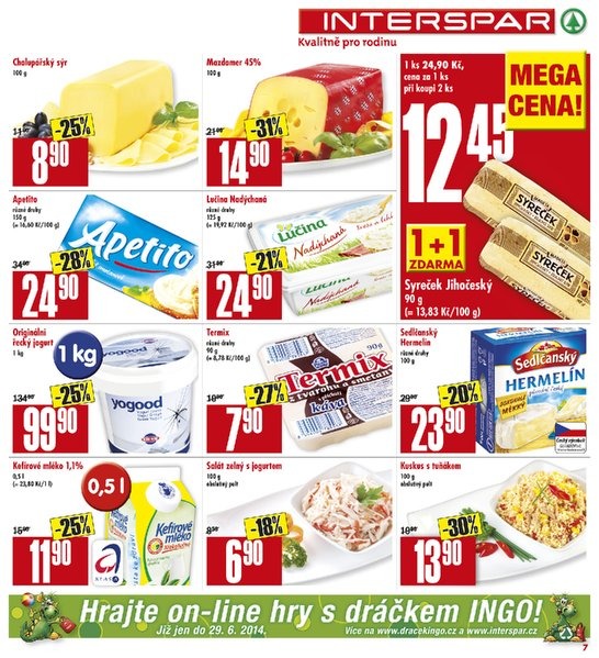 leták Interspar Akční nabídka od 25.6.2014 strana 1 leták Interspar Akční nabídka od 25.6.2014 strana 1