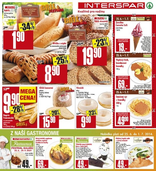 leták Interspar Akční nabídka od 25.6.2014 strana 1 leták Interspar Akční nabídka od 25.6.2014 strana 1