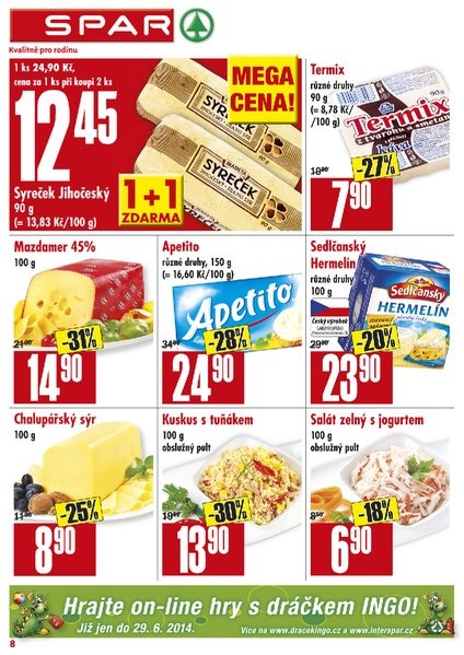 leták Interspar nabídka Spar od 25.6.2014 strana 1 leták Interspar nabídka Spar od 25.6.2014 strana 1