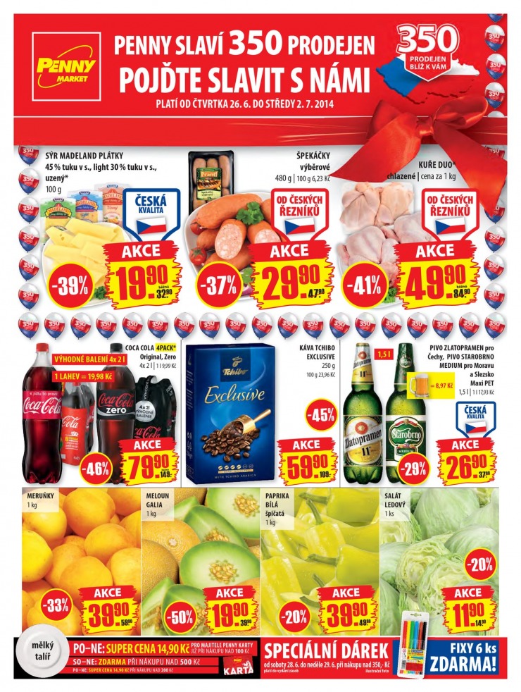 leták Penny Aktuální nabídka od 26.6.2014 strana 1 leták Penny Aktuální nabídka od 26.6.2014 strana 1