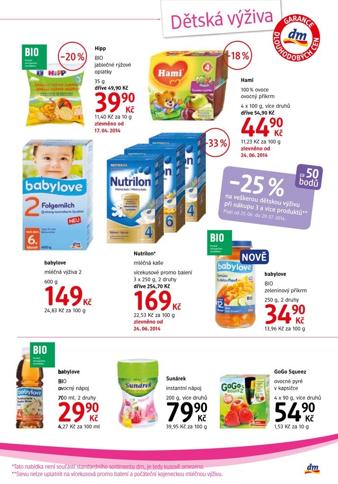 let�k DM drogerie Journal od 25.6.2014 strana 1