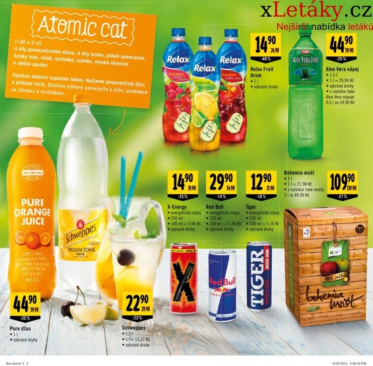 leták Albert Hypermarket nápojový leták strana 1 leták Albert Hypermarket nápojový leták strana 1