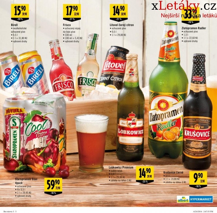 leták Albert Hypermarket nápojový leták strana 1 leták Albert Hypermarket nápojový leták strana 1
