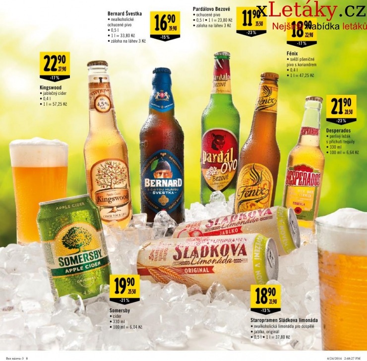 leták Albert Hypermarket nápojový leták strana 1 leták Albert Hypermarket nápojový leták strana 1