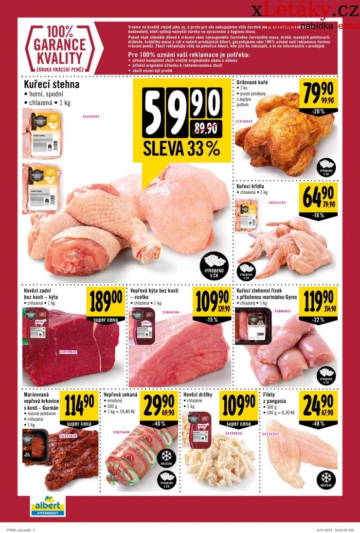 leták Albert Hypermarket leták strana 1 leták Albert Hypermarket leták strana 1