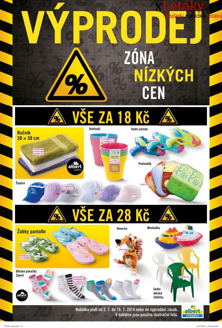 leták Albert Hypermarket leták strana 1 leták Albert Hypermarket leták strana 1