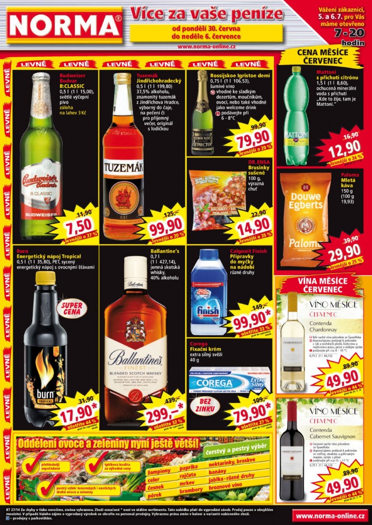letk Norma Aktuln letk od 30.6.2014 strana 1