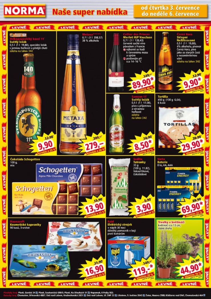 leták Norma Aktuální leták od 30.6.2014 strana 1 leták Norma Aktuální leták od 30.6.2014 strana 1