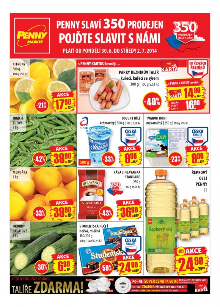 leták Penny Aktuální nabídka od 30.6.2014 strana 1 leták Penny Aktuální nabídka od 30.6.2014 strana 1