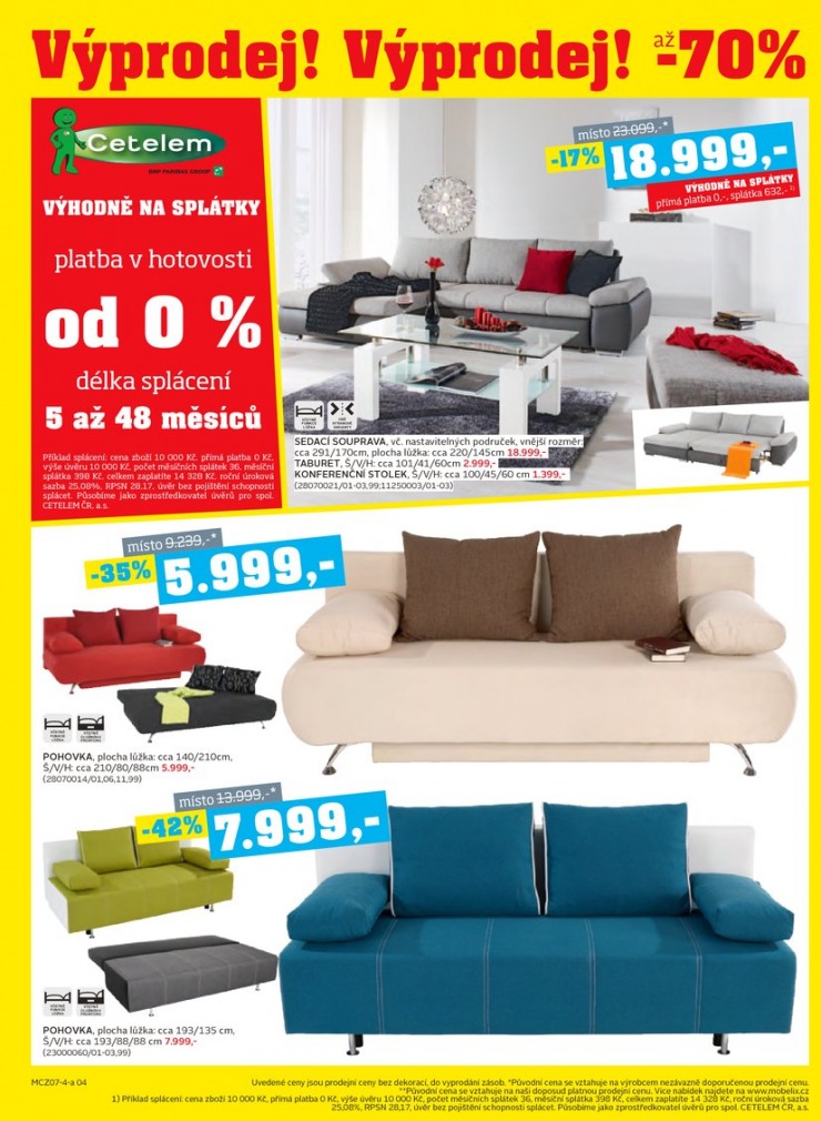 leták Mobelix Aktuální prospekt od 30.6.2014 strana 1 leták Mobelix Aktuální prospekt od 30.6.2014 strana 1