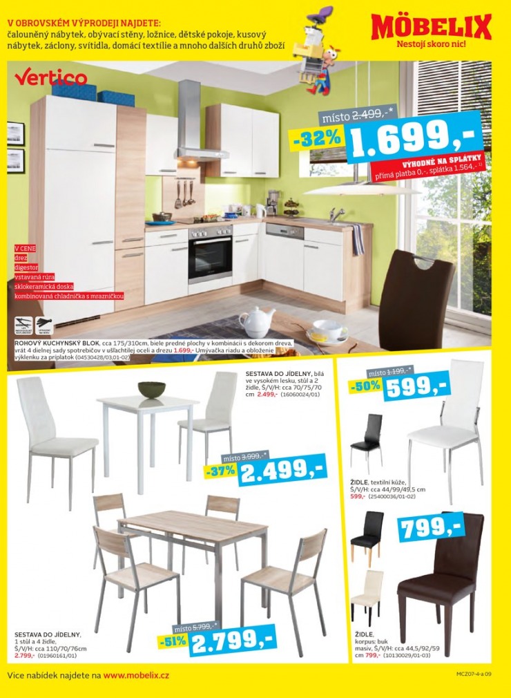 let�k Mobelix Aktu�ln� prospekt od 30.6.2014 strana 1