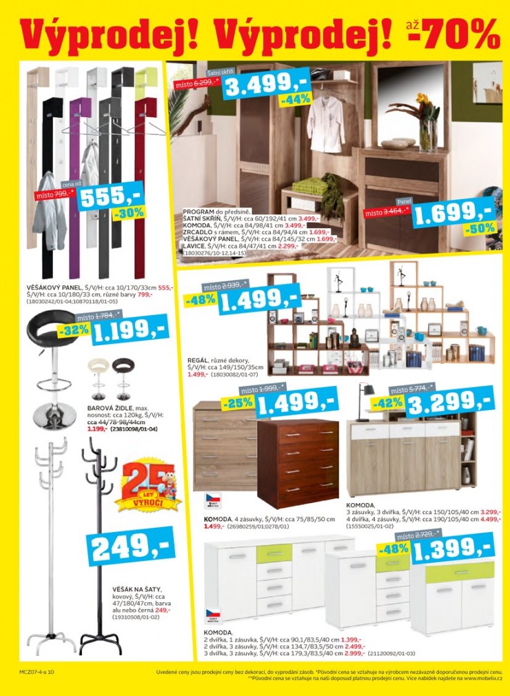 let�k Mobelix Aktu�ln� prospekt od 30.6.2014 strana 1