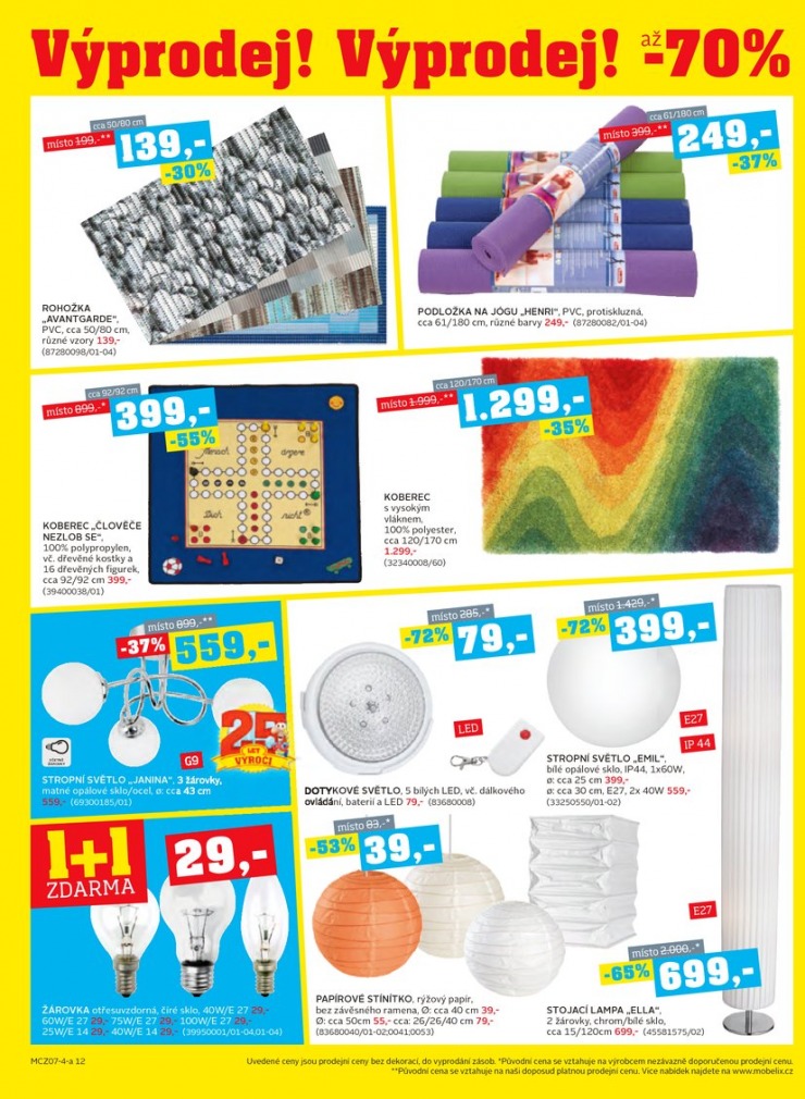 let�k Mobelix Aktu�ln� prospekt od 30.6.2014 strana 1