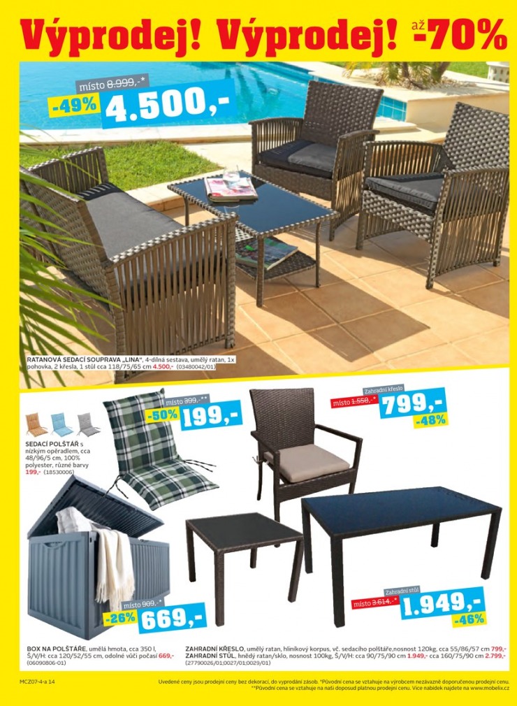 leták Mobelix Aktuální prospekt od 30.6.2014 strana 1 leták Mobelix Aktuální prospekt od 30.6.2014 strana 1