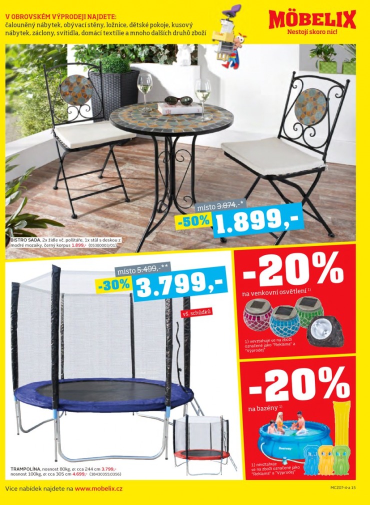 let�k Mobelix Aktu�ln� prospekt od 30.6.2014 strana 1