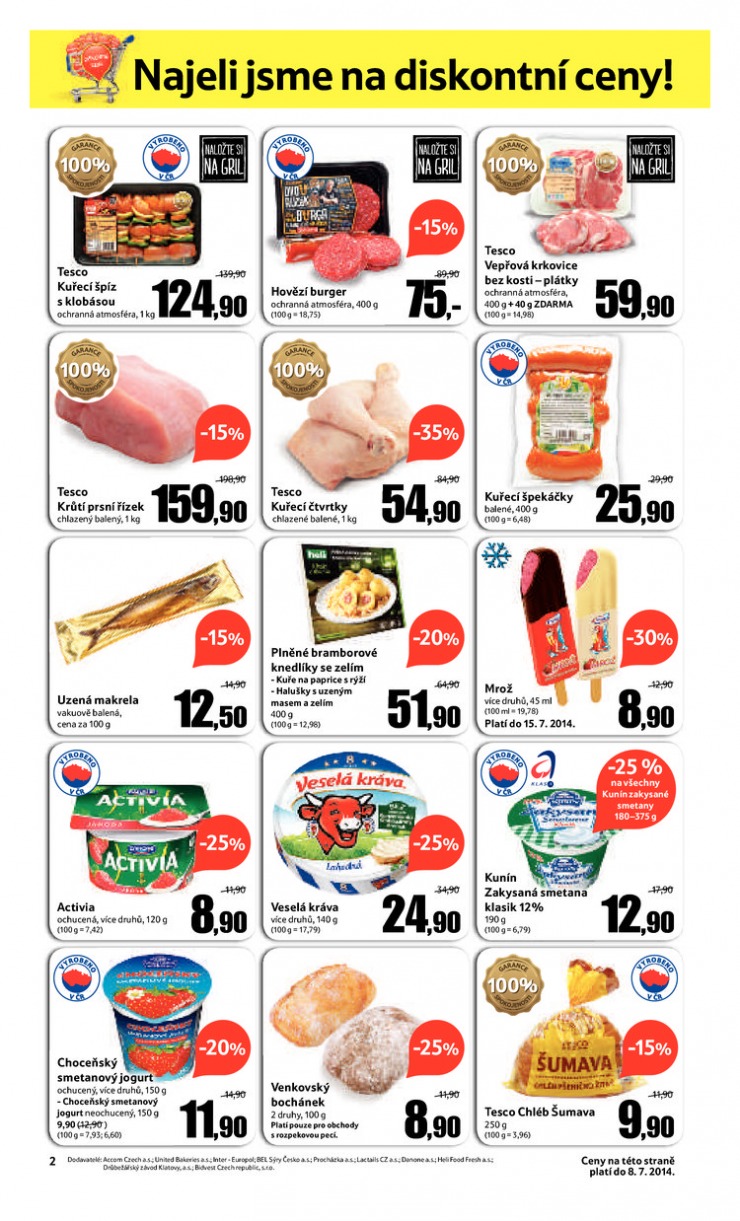 leták Tesco supermarkety od 2.7.2014 strana 1 leták Tesco supermarkety od 2.7.2014 strana 1