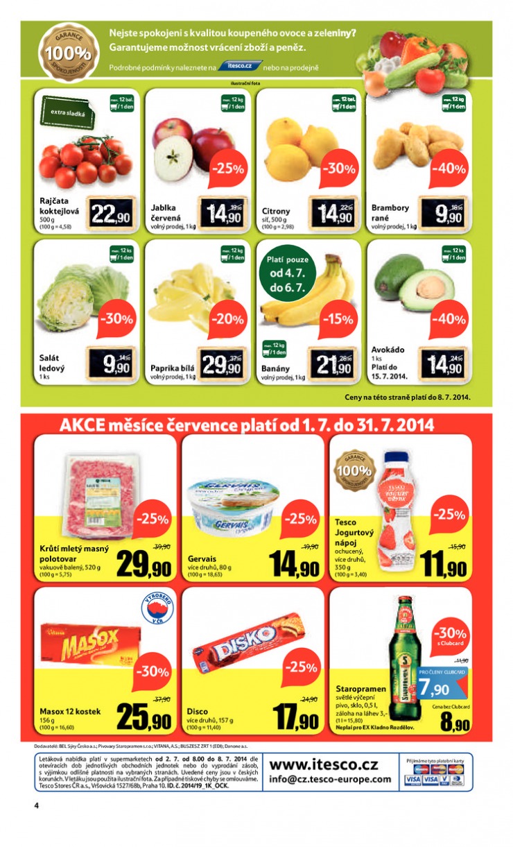 leták Tesco supermarkety od 2.7.2014 strana 1 leták Tesco supermarkety od 2.7.2014 strana 1