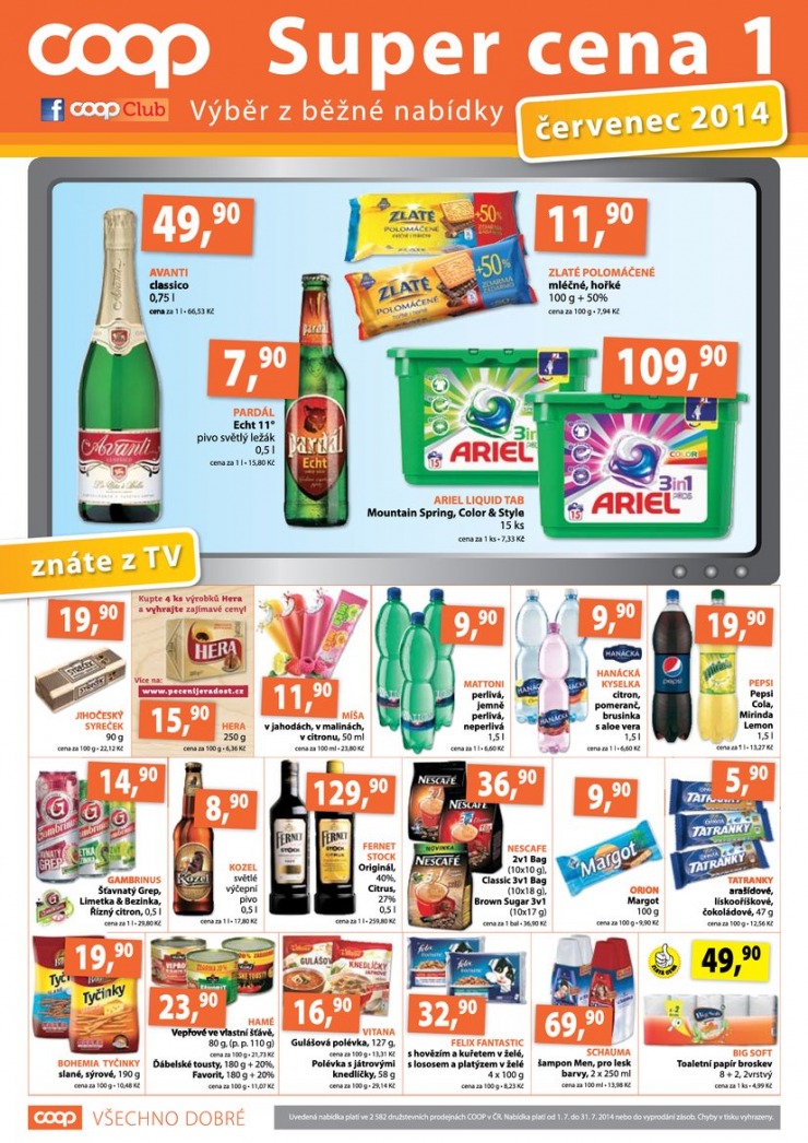 leták COOP Terno od 2.7.2014 strana 1 leták COOP Terno od 2.7.2014 strana 1