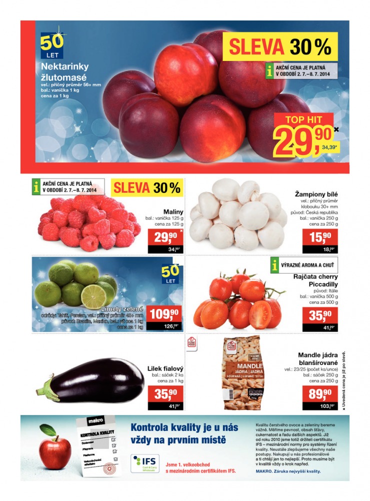 leták Makro Potraviny od 2.7.2014 strana 1 leták Makro Potraviny od 2.7.2014 strana 1