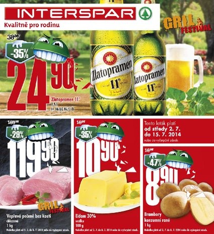 leták Interspar Akční nabídka od 2.7.2014 strana 1 leták Interspar Akční nabídka od 2.7.2014 strana 1