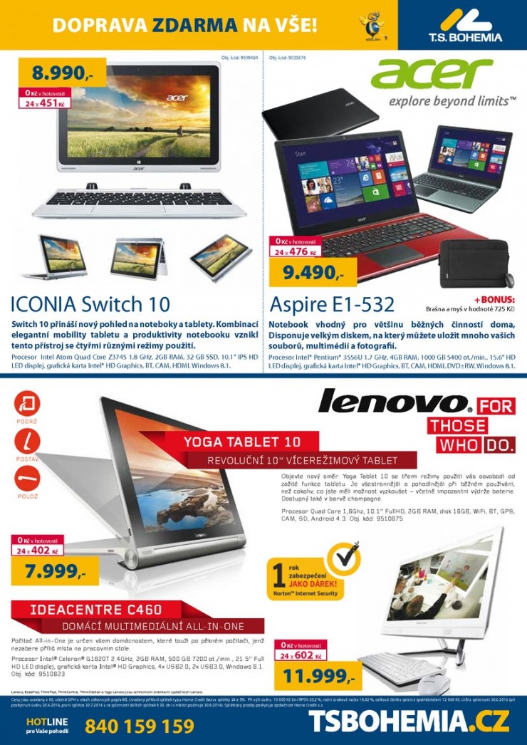 leták T.S. Bohemia Virtuální katalog od 1.7.2014  strana 1 leták T.S. Bohemia Virtuální katalog od 1.7.2014 strana 1