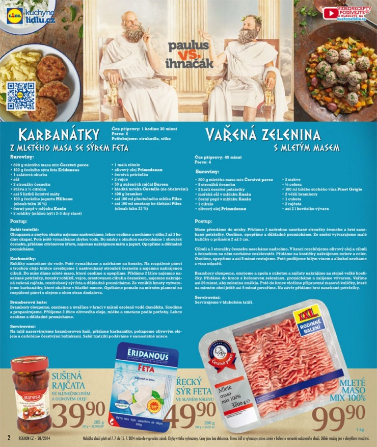 leták Lidl Akční nabídka od 7.7.2014 strana 1 leták Lidl Akční nabídka od 7.7.2014 strana 1