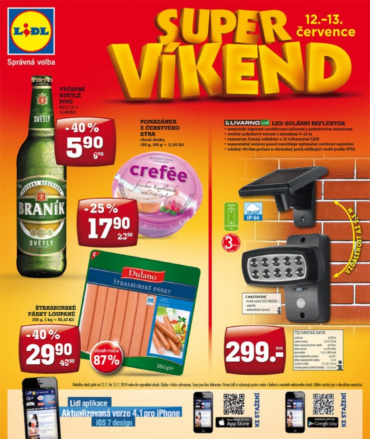 leták Lidl Akční nabídka od 7.7.2014 strana 1 leták Lidl Akční nabídka od 7.7.2014 strana 1