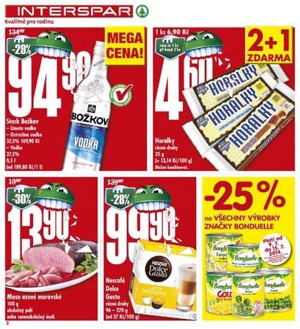 leták Interspar Akční nabídka od 9.7.2014 strana 1 leták Interspar Akční nabídka od 9.7.2014 strana 1