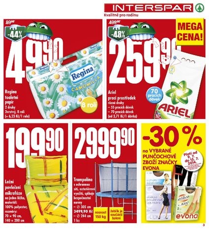 leták Interspar Akční nabídka od 9.7.2014 strana 1 leták Interspar Akční nabídka od 9.7.2014 strana 1
